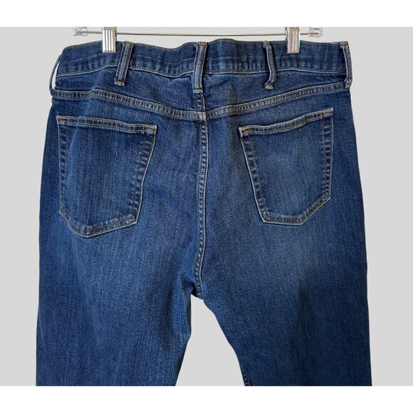 Old Navy Size 40 Mens Straight  Jeans Dark Wash Denim Classic Fit Durable - Picture 2 of 10